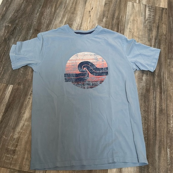 Rowm Blue Wave T-Shirt Medium - Picture 1 of 5